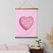 "In My Self Love Era" Hout Bovenop wandtapijt Hangend Wandkleed (Slaapkamer)