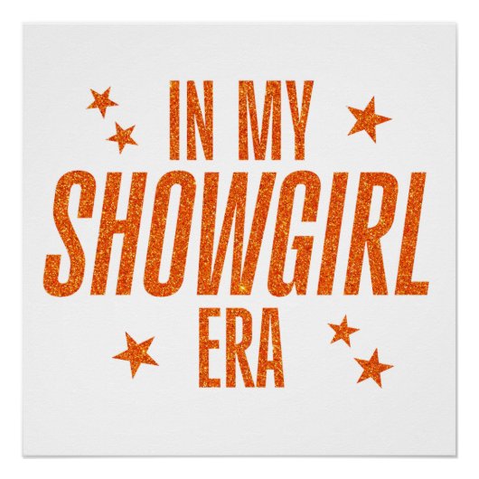 In My Showgirl Era Perfect Poster (Voorkant)