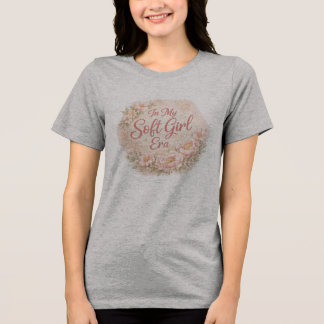 In My Soft Girl Era Bloemendesign T-Shirt