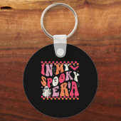 In My Soky Era Groovy Hipe Halloween Ghost Sleutelhanger (Voorkant)