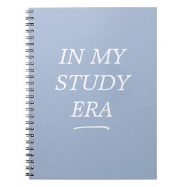 In My Study Era Blue Spiral Notebook Notitieboek