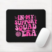 In My Support Squad Era Groovy borstkanker Aware Muismat (Met muis)