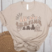 In My Surfing Era aangepaste tekst op achterkant T-shirt