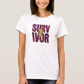 In My Survivor Era, Leopard Breast Cancer T-shirt (Voorkant)