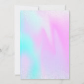 In My Teenage Era Disco Uitnodiging voor verjaarda (Achterkant)