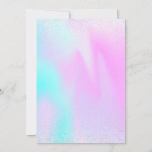 In My Teenage Era Disco Uitnodiging voor verjaarda (Achterkant)