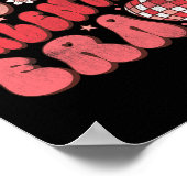 In My Valentine Era Valentine's Day Groovy Love He Poster (Hoek)