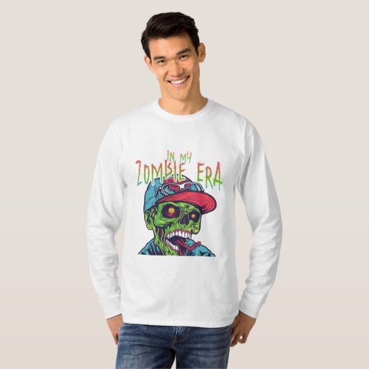 In My Zombie Era | Funny Halloween Shirt (Voorkant volledig)
