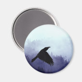 IN MYSTIC Crow & Forest Magneet (Voorkant / Achterkant)