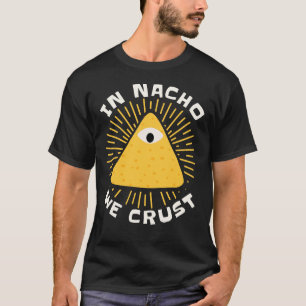 In Nacho hebben we grappige Mexicaanse eten woords T-shirt