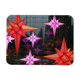 In New York City. kerstversiering binnenin Magneet