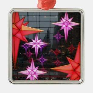 In New York City. kerstversiering binnenin Metalen Ornament