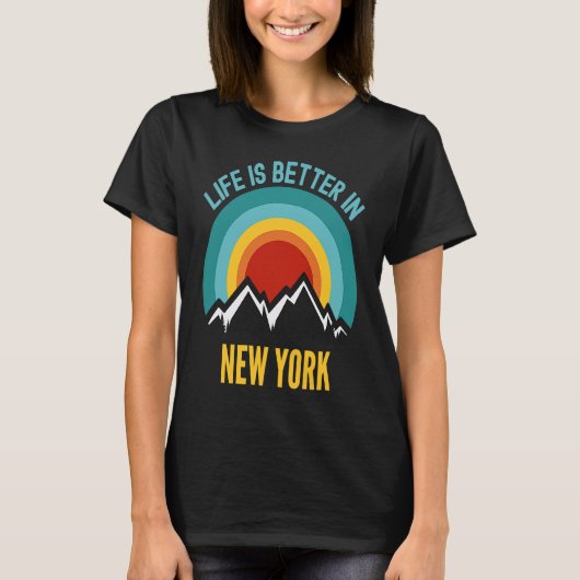 in New York New York T-shirt (Voorkant)