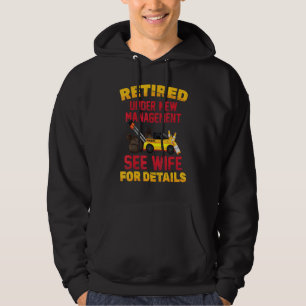 In nieuw beheer ingehouden bier Zie vrouw voor D Hoodie