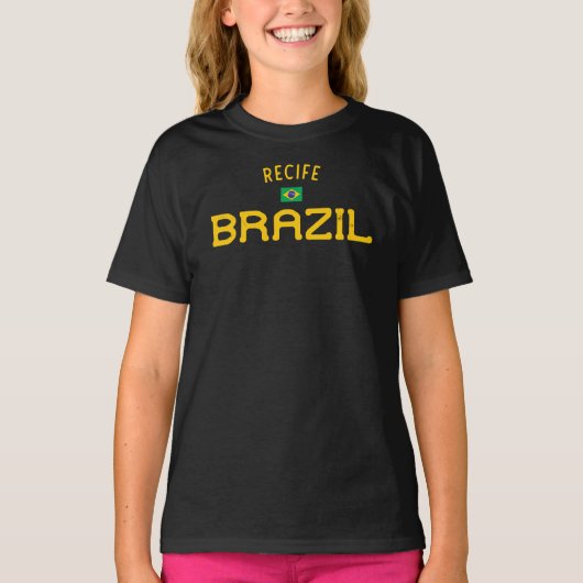 In nood verkerende Braziliaanse meisjes T-shirt (Voorkant)