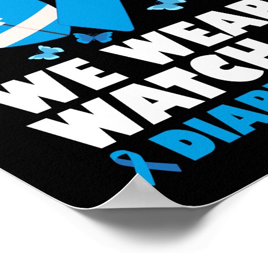 In november Draag we blauw en kijken we naar Footb Poster (Hoek)