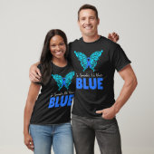 In november Draag we Blauwe Diabetes Bewustingstoe T-shirt (Unisex)
