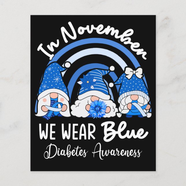 In november Draag we Blauwe Gnomen (Voorkant)