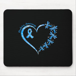 In november Draag we Blue Cure Diabetes Awareness Muismat