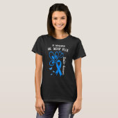 In november Draag we Blue Diabetes Awareness Cute  T-shirt (Voorkant volledig)