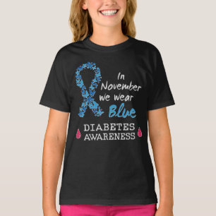 In november draag we Blue, Diabetes Awareness T-shirt