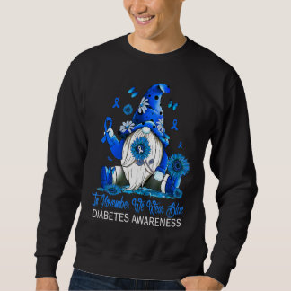 In november Draag we Blue Gnomes Gnomies Diabetes Trui