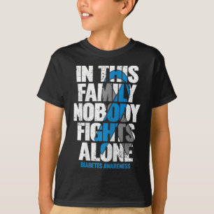 In november Draag we Blue T1d T2d Diabetic Diabete T-shirt