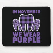 In november Draag we de Paarse Heimerheimer Awar Muismat (Voorkant)