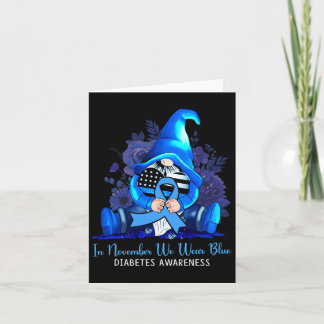 In november Draag we het bewustzijn van blauwe gno Kaart