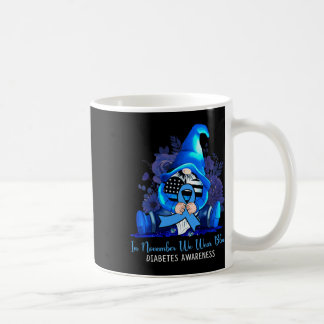 In november Draag we het bewustzijn van blauwe gno Koffiemok