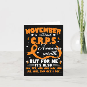 In november Draag we Oranje lint CRPS Awareness M Kaart