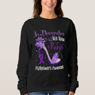 In november Draag we Paarse Alzheimer's Awareness  Trui
