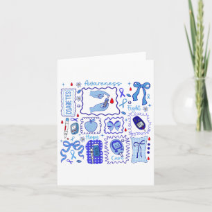 In November dragen we blauwe diabetes bewustzijn s Kaart