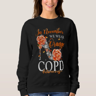 In november dragen we oranje vlinder copd bewustzi trui
