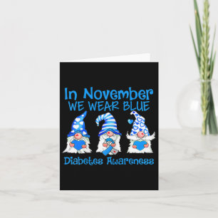 In november hebben we Blue Gnomes T1d Diabetes Awa Kaart