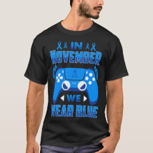 In november hebben we Blue T1D Diabetes Awareness  T-shirt