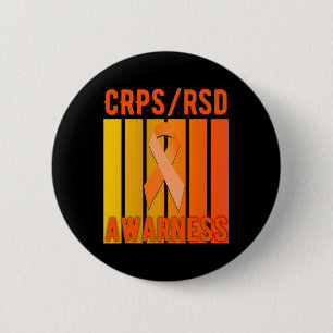 In november hebben we Oranje RSDCRPS Awareness CRP Ronde Button 5,7 Cm