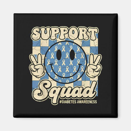 In November We Wear Blue Diabetes Awareness Suprt  Magneet (Voorkant)