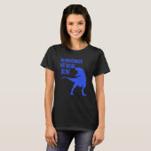 In November We Wear Blue Rex Dinosaur Diabetes Awa T-shirt (Voorkant volledig)