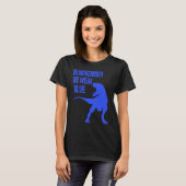 In November We Wear Blue Rex Dinosaur Diabetes Awa T-shirt (Voorkant volledig)