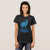 In November We Wear Blue Rex Dinosaurs Diabetes Aw T-shirt (Voorkant volledig)