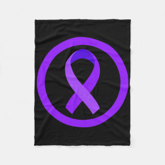 In November We Wear Purple Pancreatic Cancer Aware Fleece Deken
