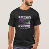 In November We Wear Purple Prematurity Awareness U T-shirt (Voorkant)