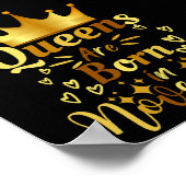 In november worden koninginnen geboren poster (Hoek)