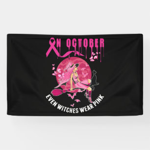 In October Even Wear Pink Autumn Breast Cancer Spandoek