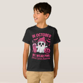 In October We Wear Nk Breast Cancer Awareness Hall T-shirt (Voorkant volledig)