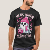 In October We Wear Nk Breast Cancer Awareness Hall T-shirt (Voorkant)
