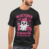 In October We Wear Nk Breast Cancer Awareness Hall T-shirt (Voorkant)