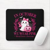 In October We Wear Nk Breast Cancer Awareness Nk G Muismat (Met muis)