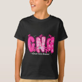 In October We Wear Nk Cna Nurse Breast Cancer Awar T-shirt (Voorkant)